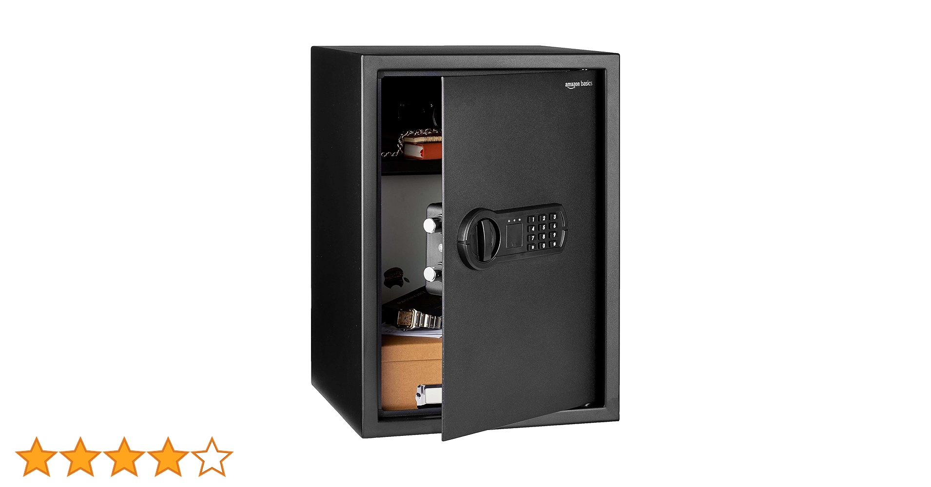 Amazon.co.jp: Amazonベーシック 金庫 家庭用 業務用 電子式 テンキー